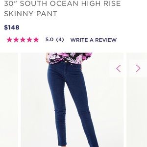 High rise South ocean skinny jeans